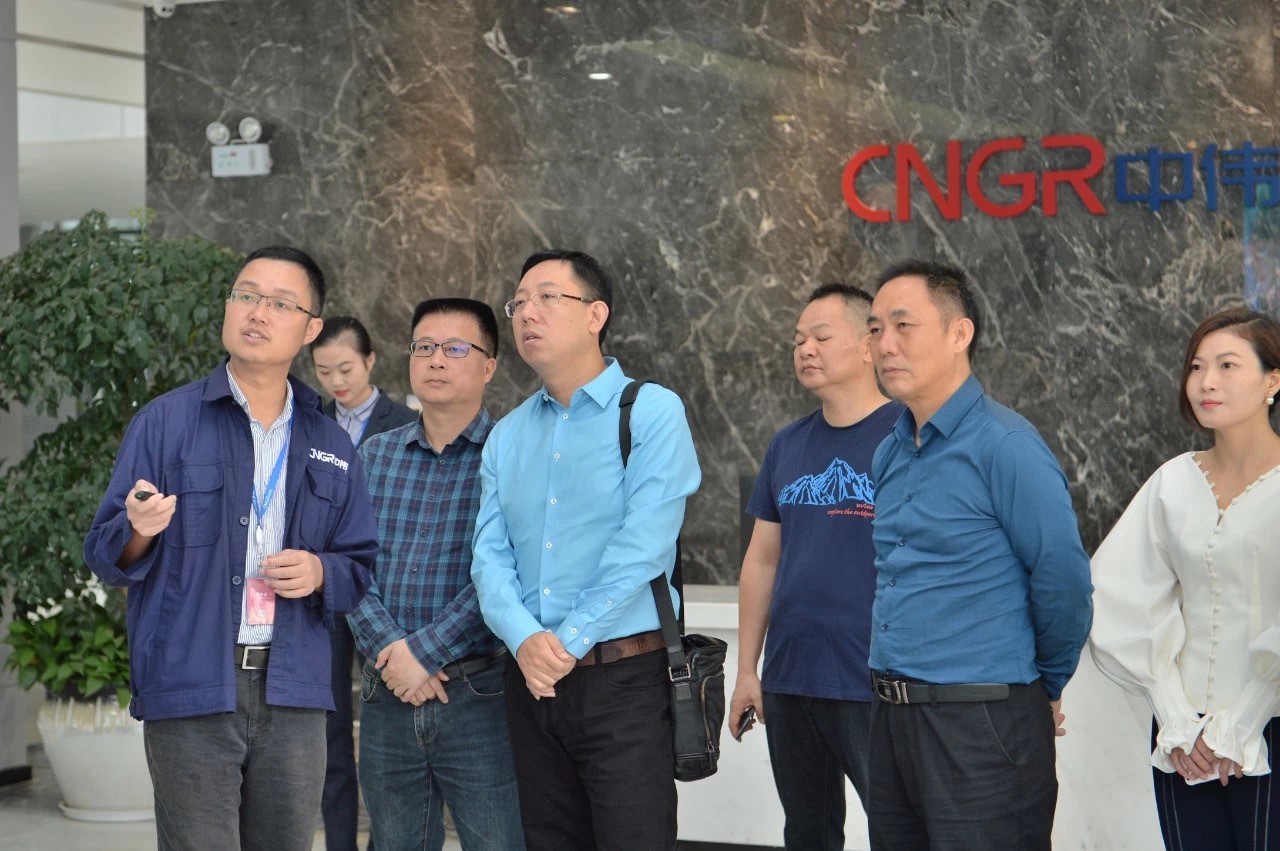 省生态环境厅相关领导赴球盟会新材料中部产业基地调研
