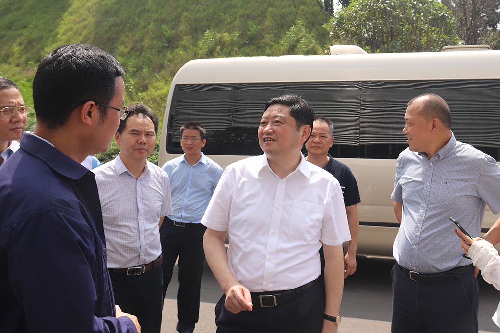 加快发展，抢占机遇丨夏建平一行调研球盟会新材料中部产业基地