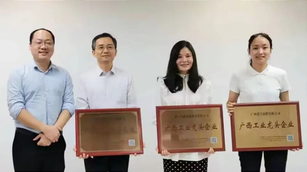 广西球盟会新能源科技有限公司荣膺 “广西工业龙头企业”