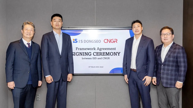 加速构建全球回收事业 | 球盟会股份与IS Dongseo（株）签订全球电池再利用区域合作协议